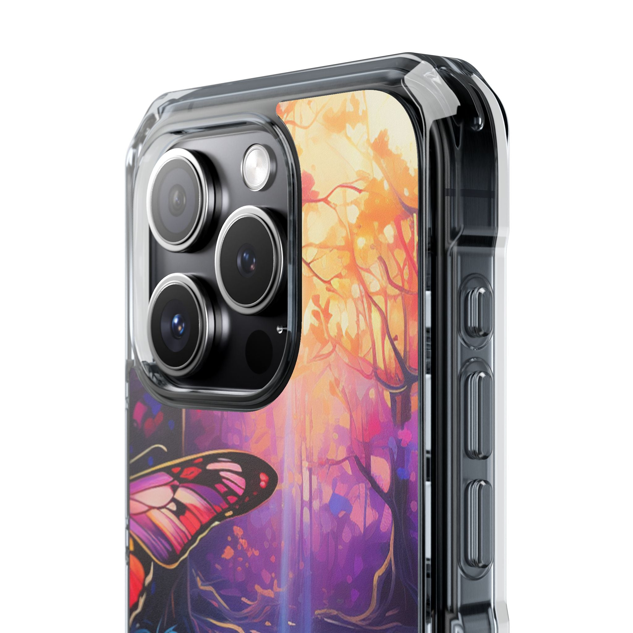 Enchanted Butterfly Forest iPhone Case - Impact