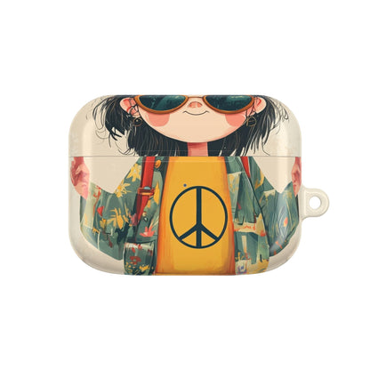 Peace Pigtails - AirPods Case