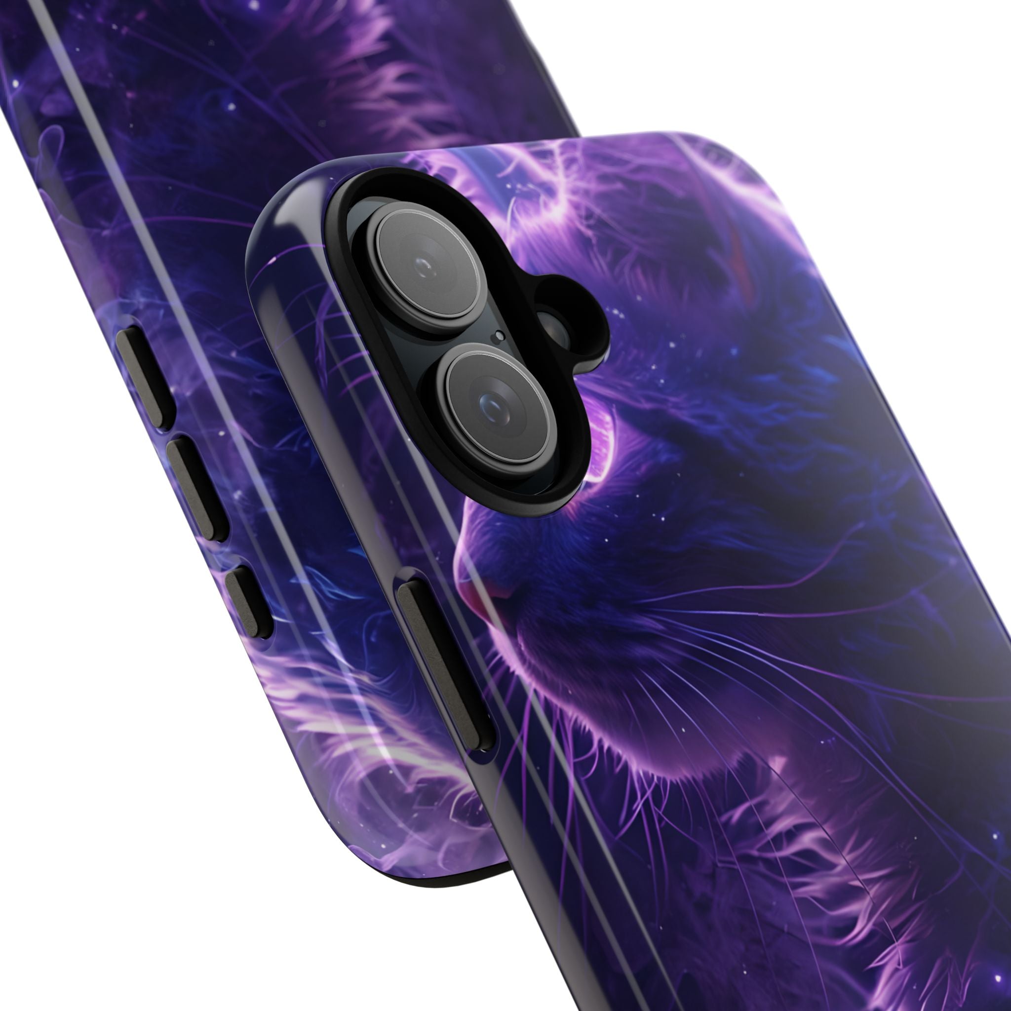 Mystical Starlit Cat - iPhone Case