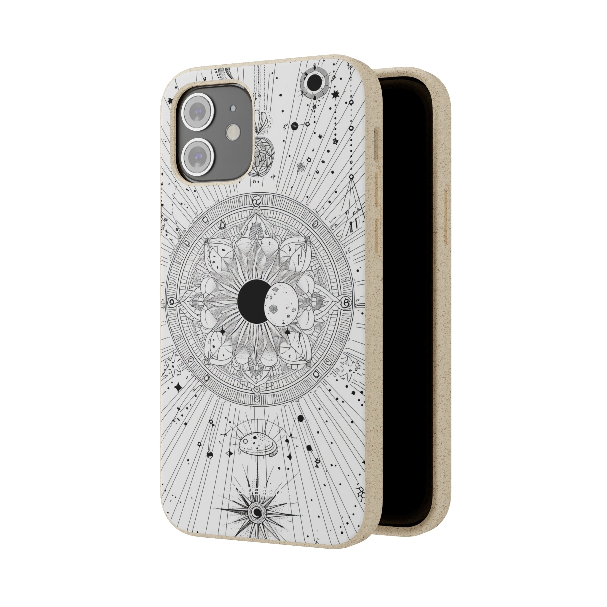 Celestial Mandala Mystique | Biodegradable Phone Case