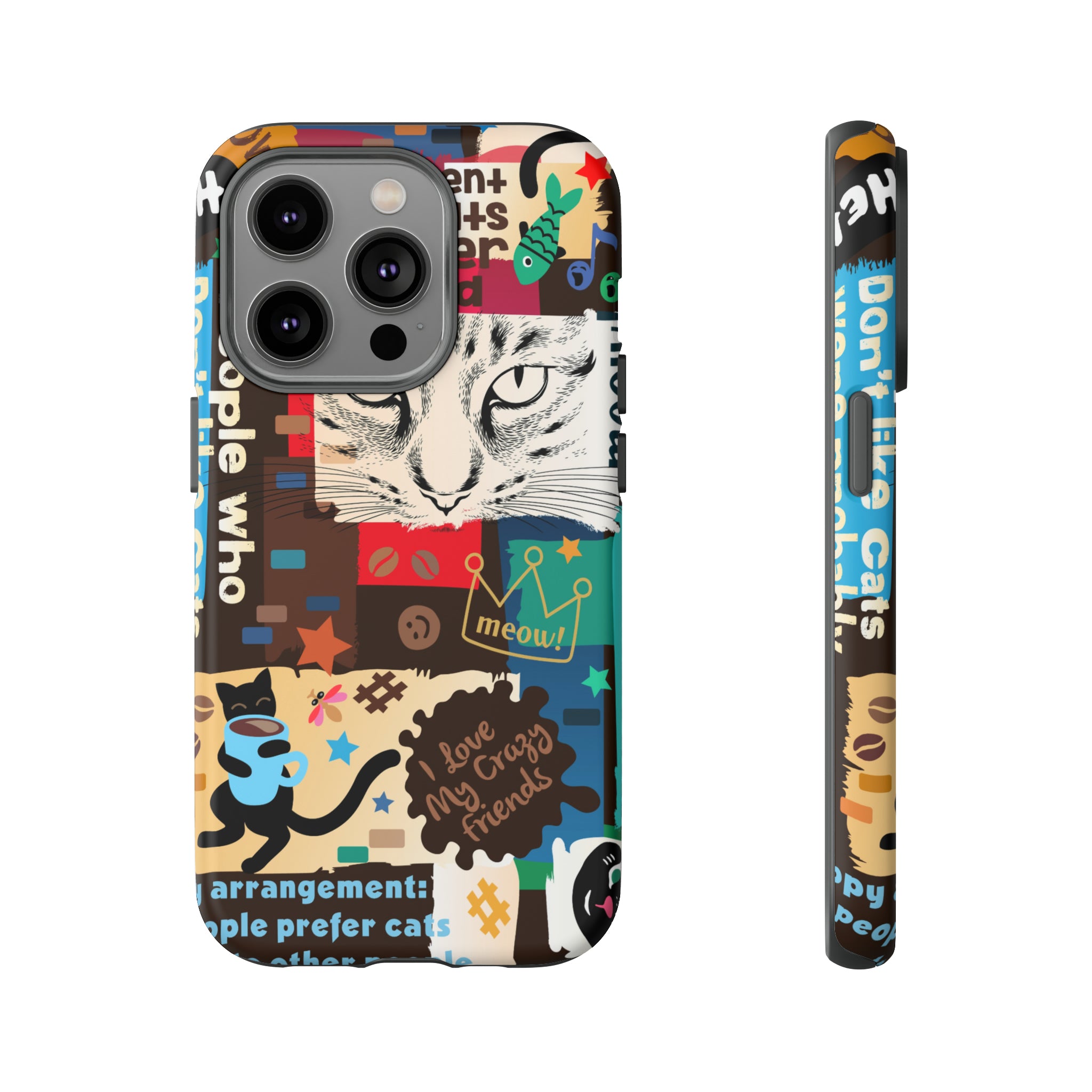 Cat Collage - Protective Phone Case