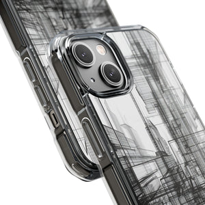 Architectural Maze - Phone Case for iPhone (Clear Impact - Magnetic)