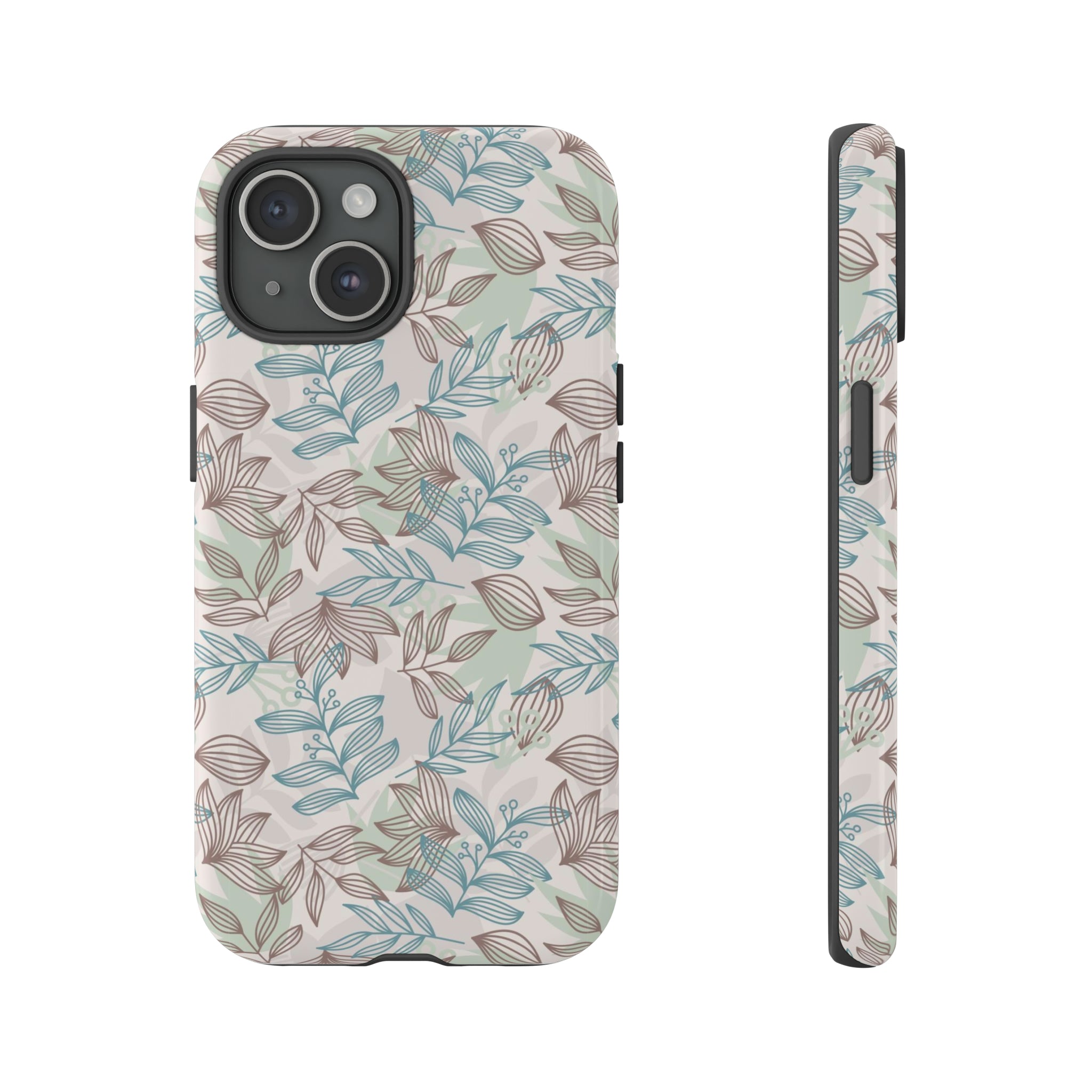 Minty Leaf - Protective Phone Case