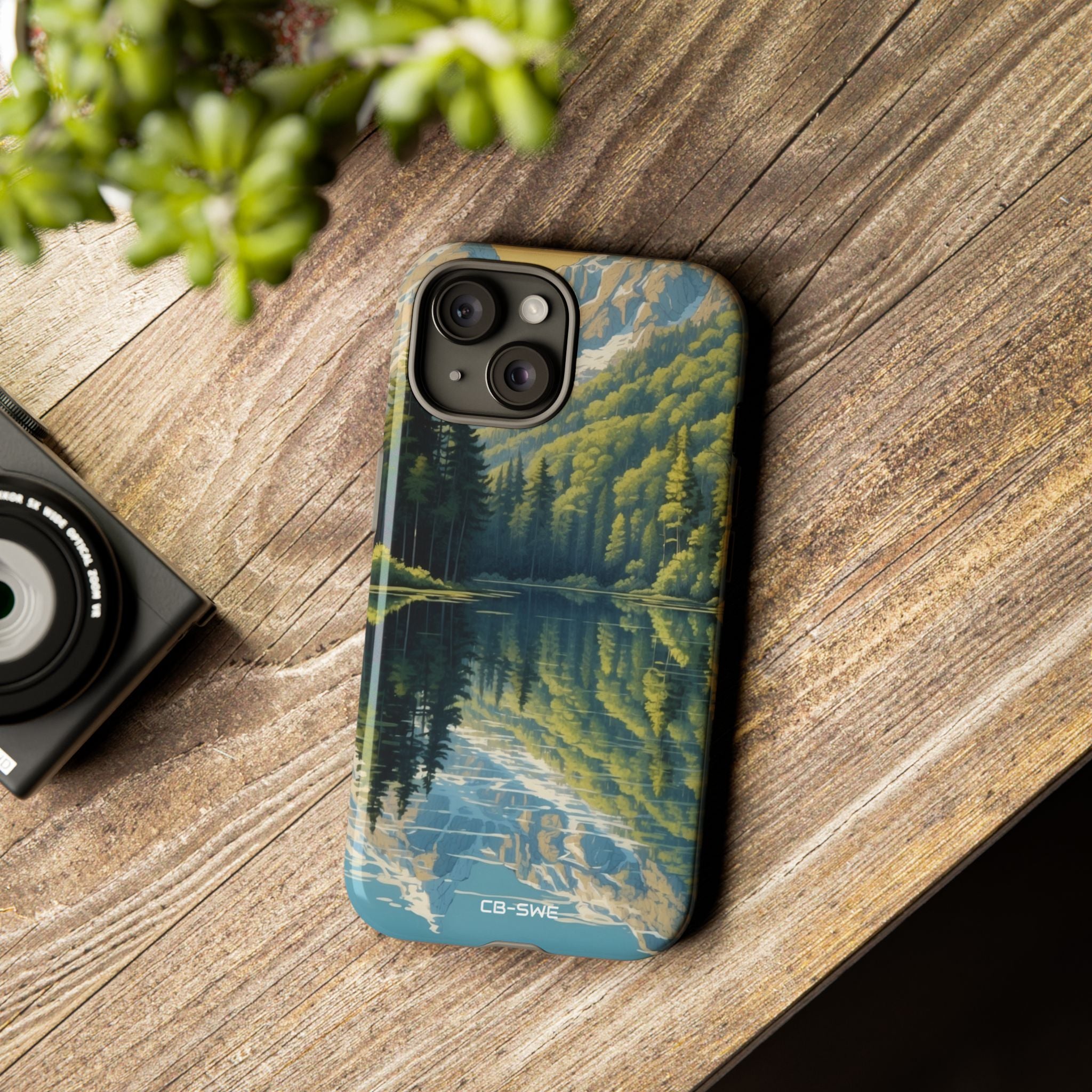 Mountain Peaks Reflect - iPhone Case