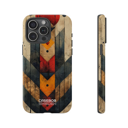 Geometric Fire Rise iPhone 15 - Resistente