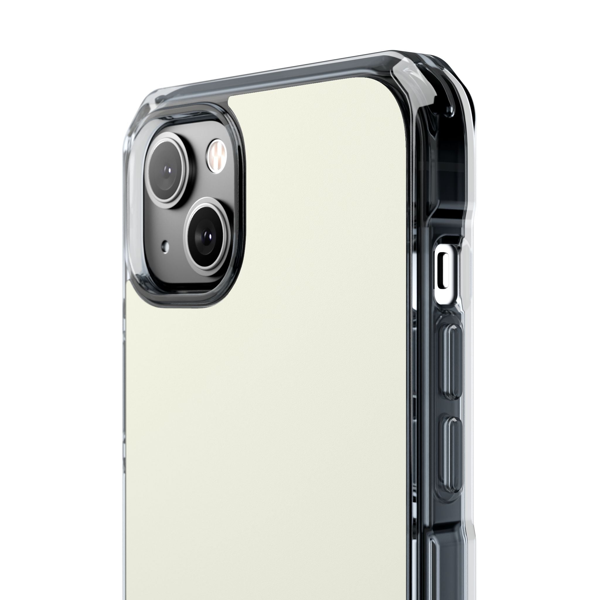 Ivory White - Clear Impact iPhone 14 Phone Case