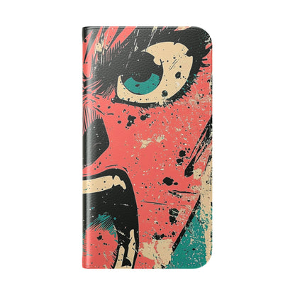Shouting Face Burst - iPhone 16 Max Case - Wallet