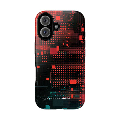 Gradient CyberFlux iPhone 16 - Tough Phone Case