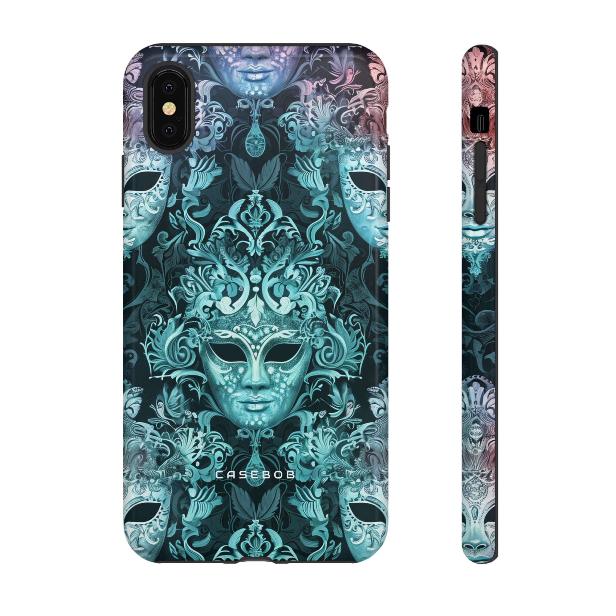 Venetian Mask Pastel Elegance - Protective Phone Case