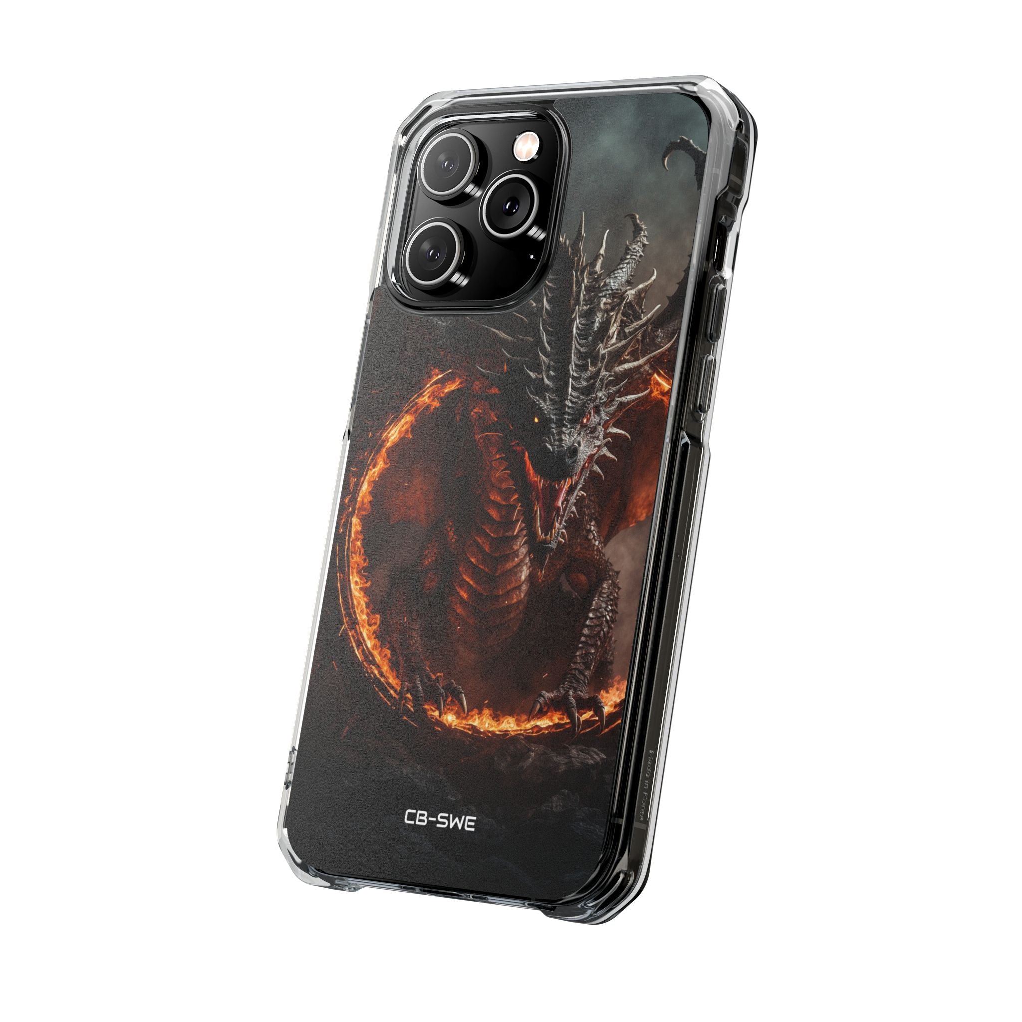 Fiery Dragon Roars iPhone Case - Impact