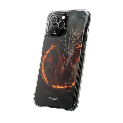 Fiery Dragon Roars iPhone Case - Impact