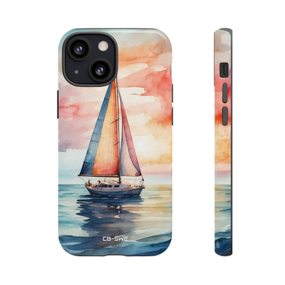 Sailboat Glides Calm - iPhone Case