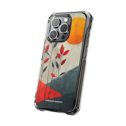 Gray Sunscape - Clear Impact iPhone 15 Phone Case