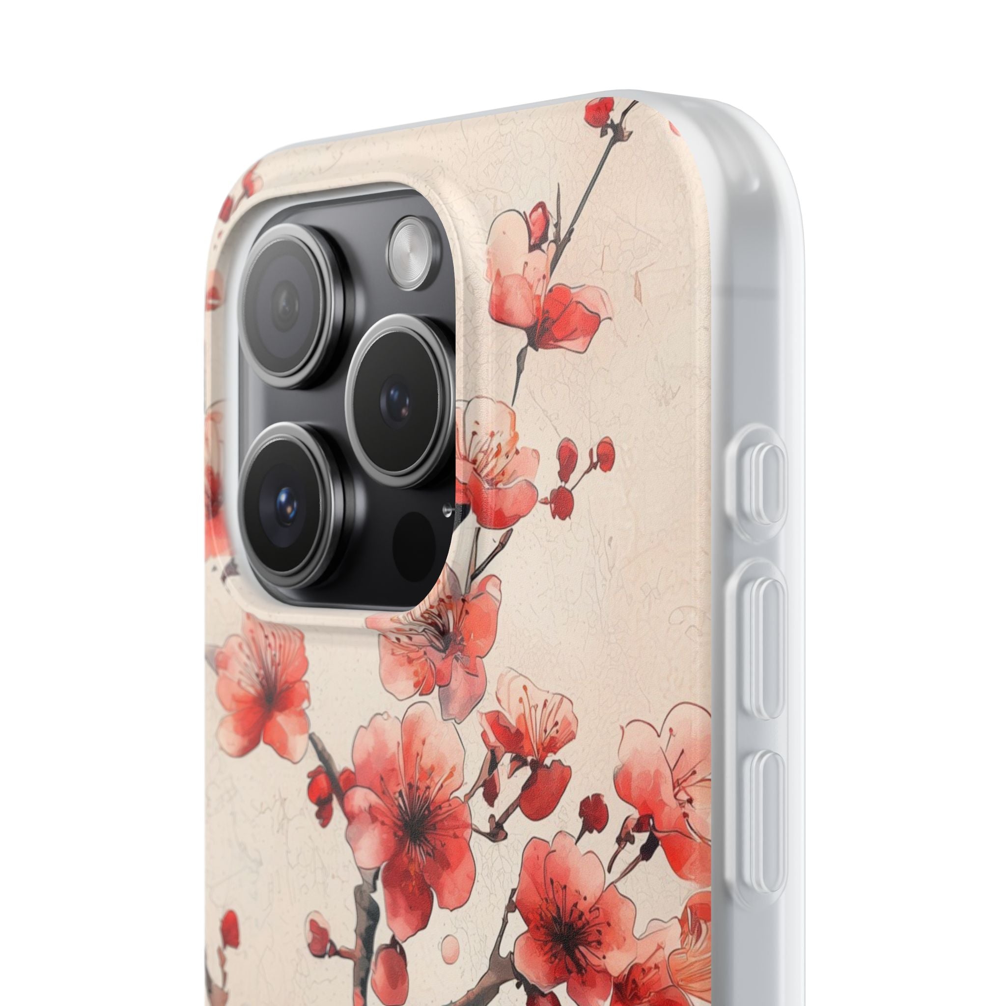 Blossom Shadow iPhone 15 Pro Case - Soft
