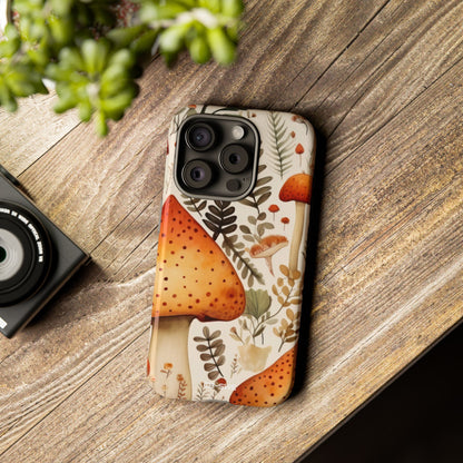 Mushrooms Sprout Cheerfully - iPhone Case