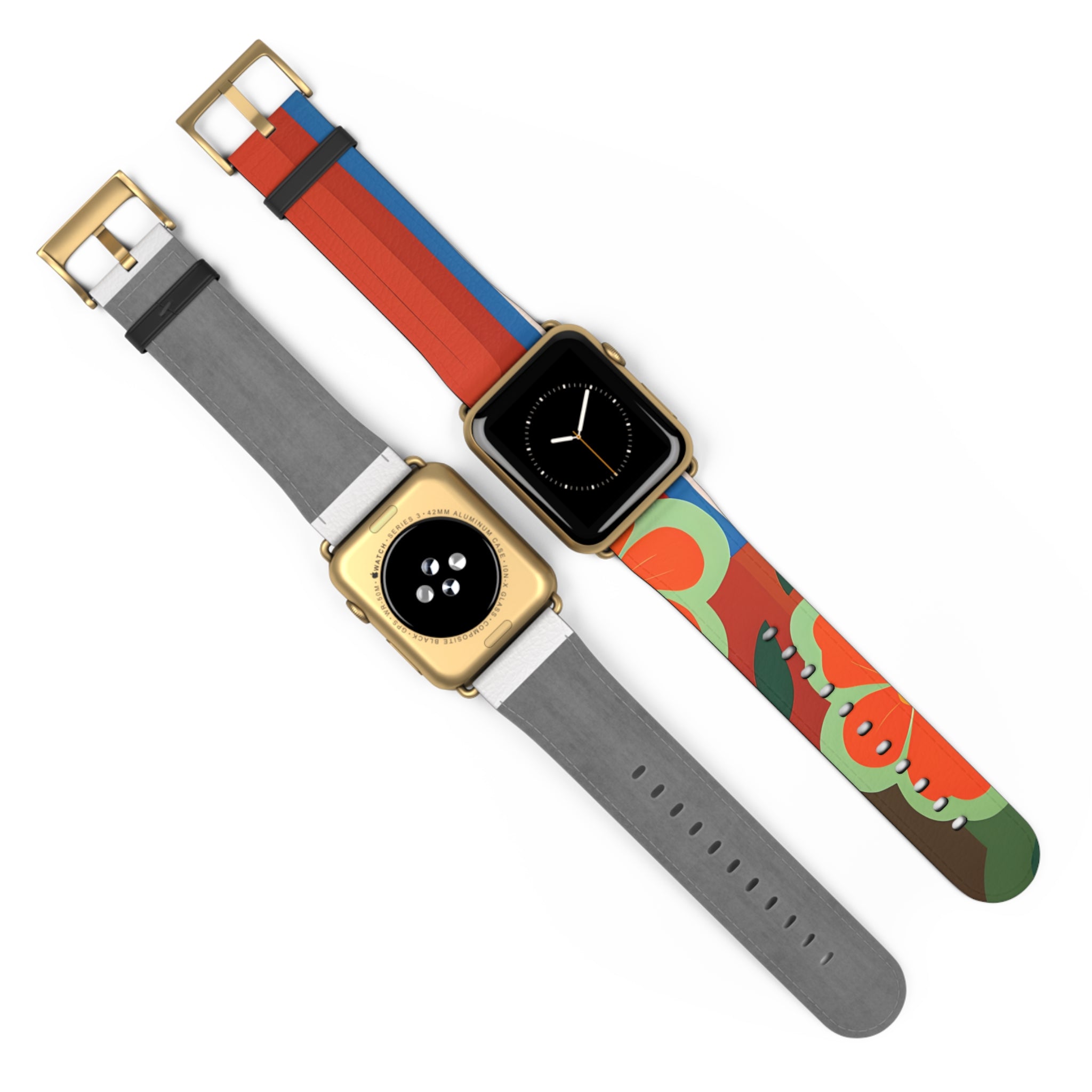 Orange Blossom Mosaic - Watch Band