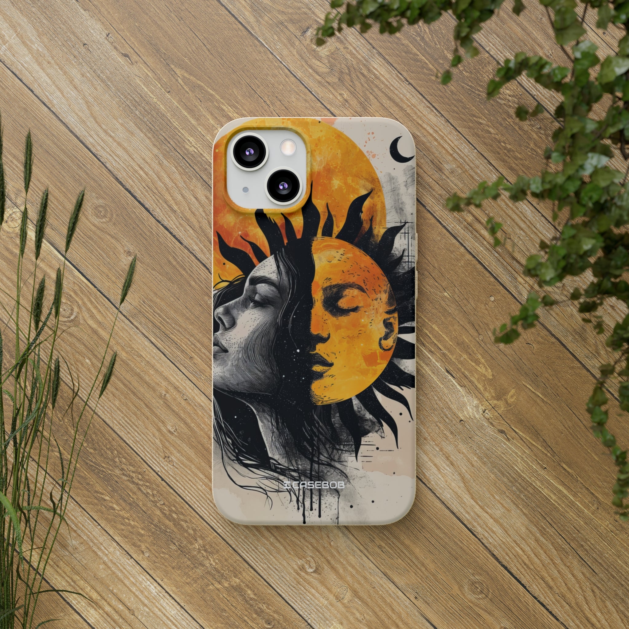 Sunlit Duality | Biodegradable Phone Case