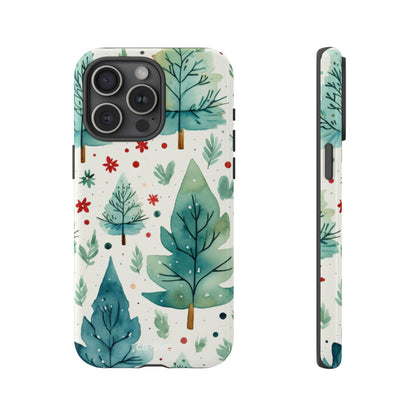 Joyful Evergreen Dance - iPhone Case