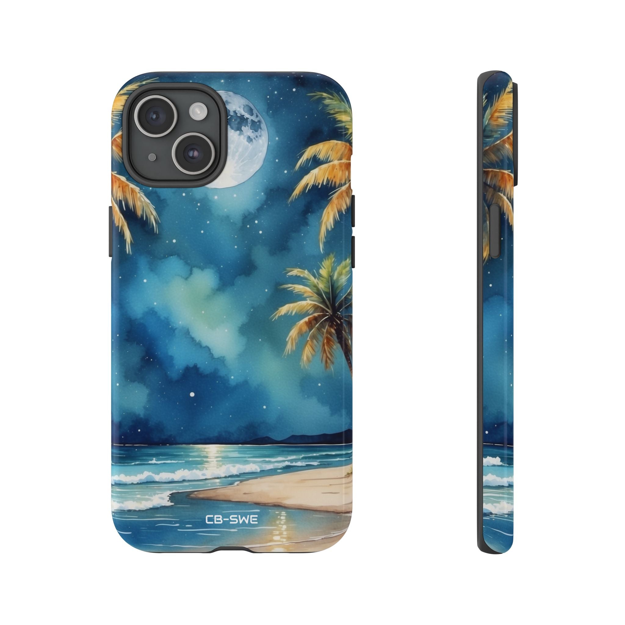 Moonlight Kisses Waves - iPhone Case