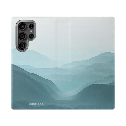 Teal Ridge Layers - Samsung S23 Ultra Case - Wallet