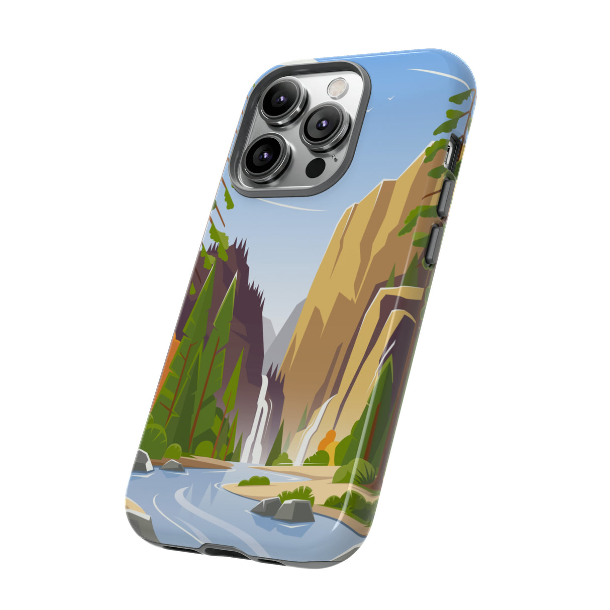 Waterfall at National Park - Protective Phone Case