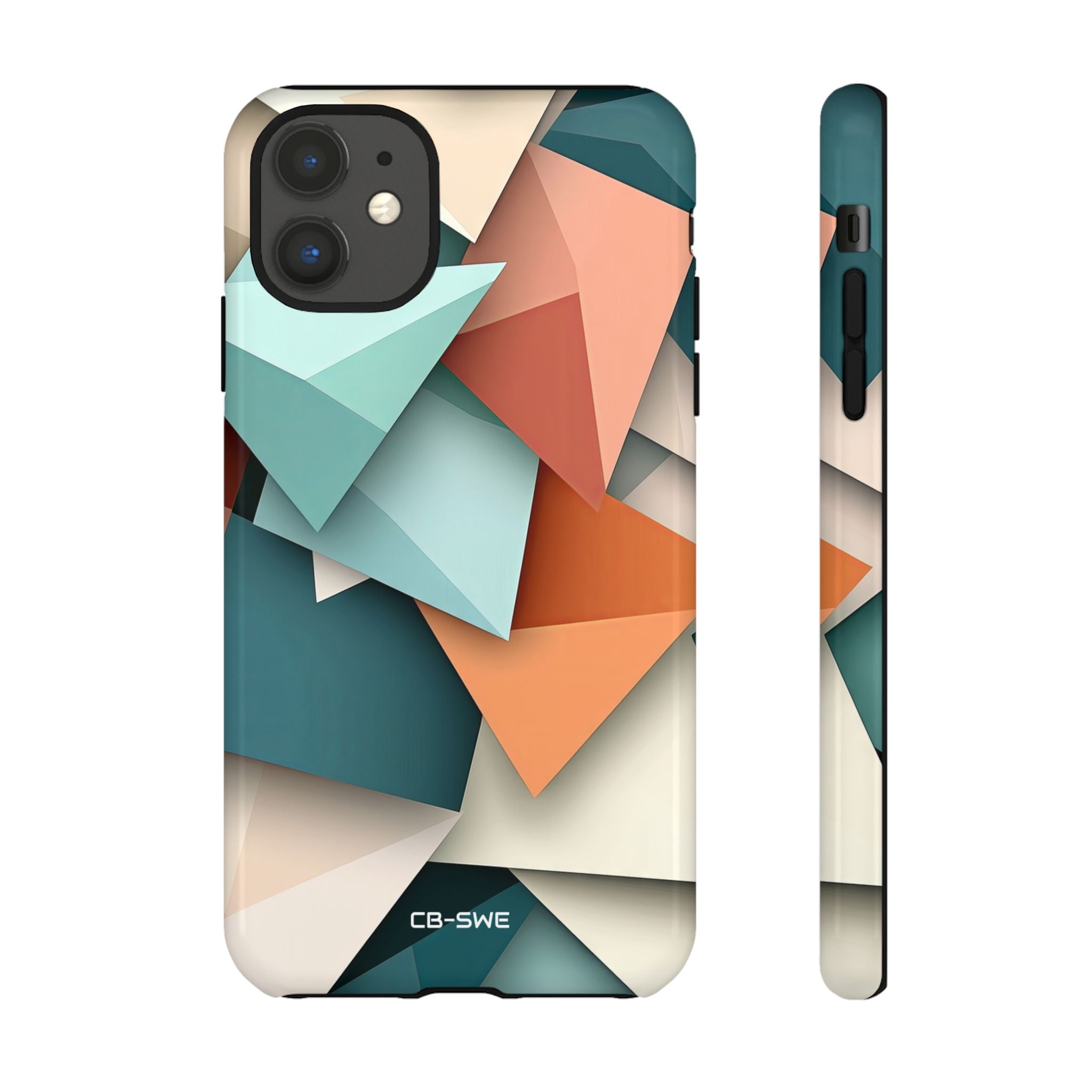 Geometric Color Harmony - iPhone Case