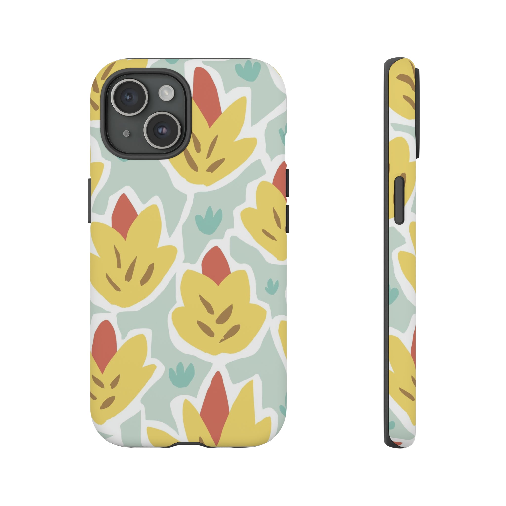 Summer Yellow Happy Flower - Protective Phone Case