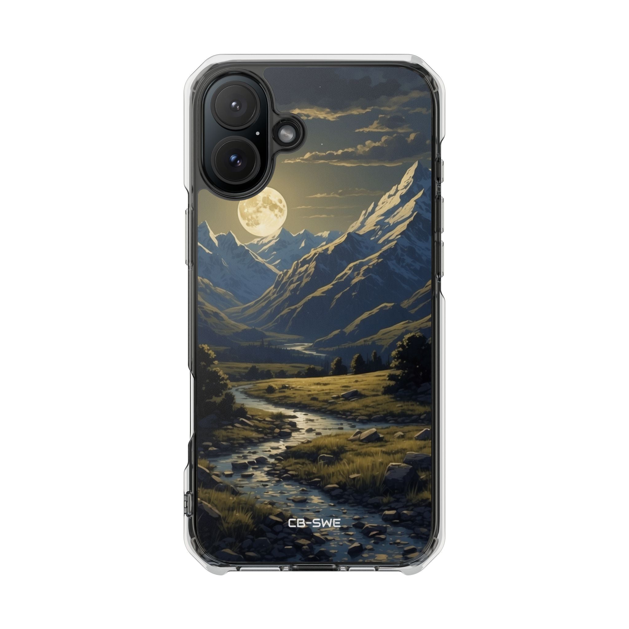 Moonlight Guides River iPhone Case - Impact