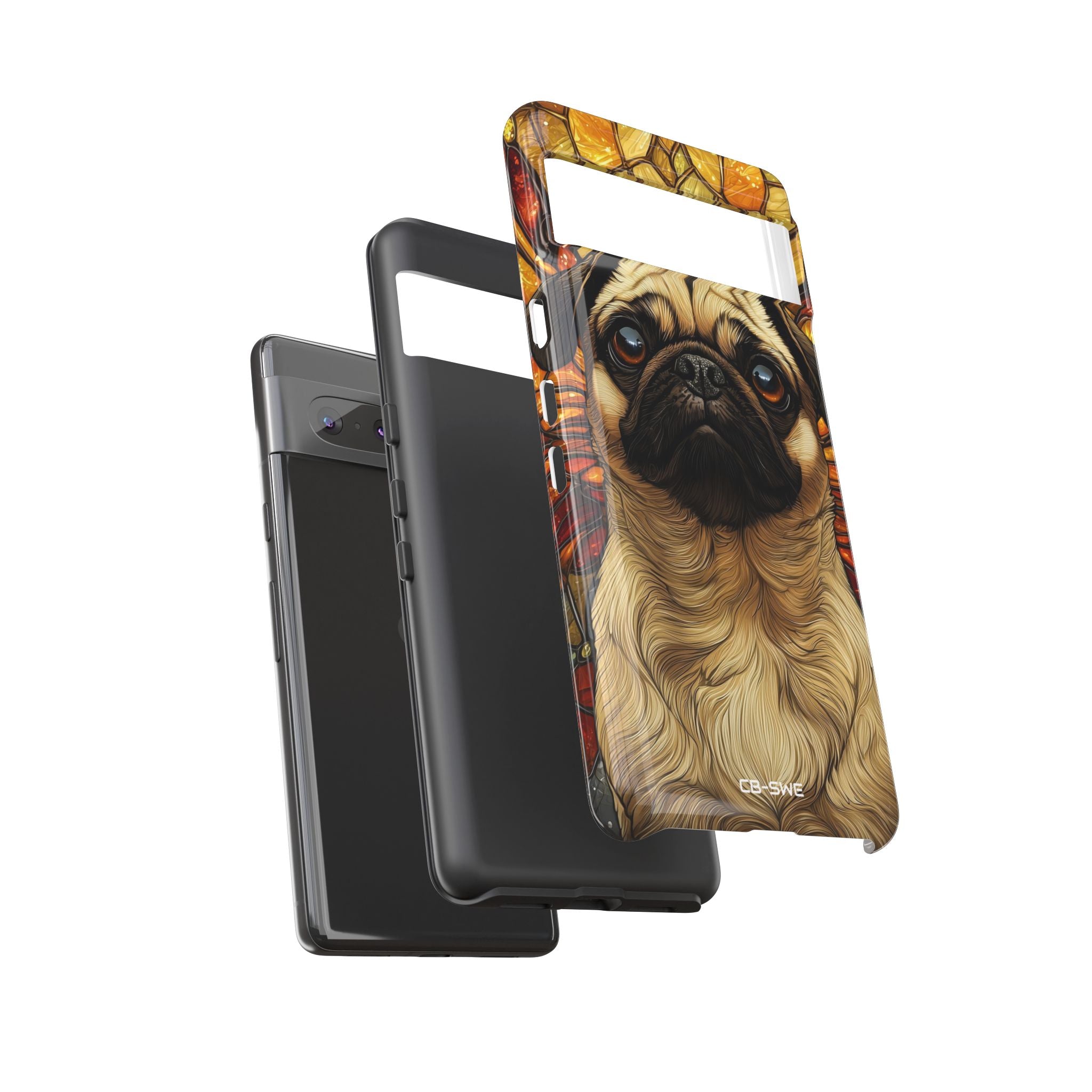Pug Soars Brightly - Google Pixel Case
