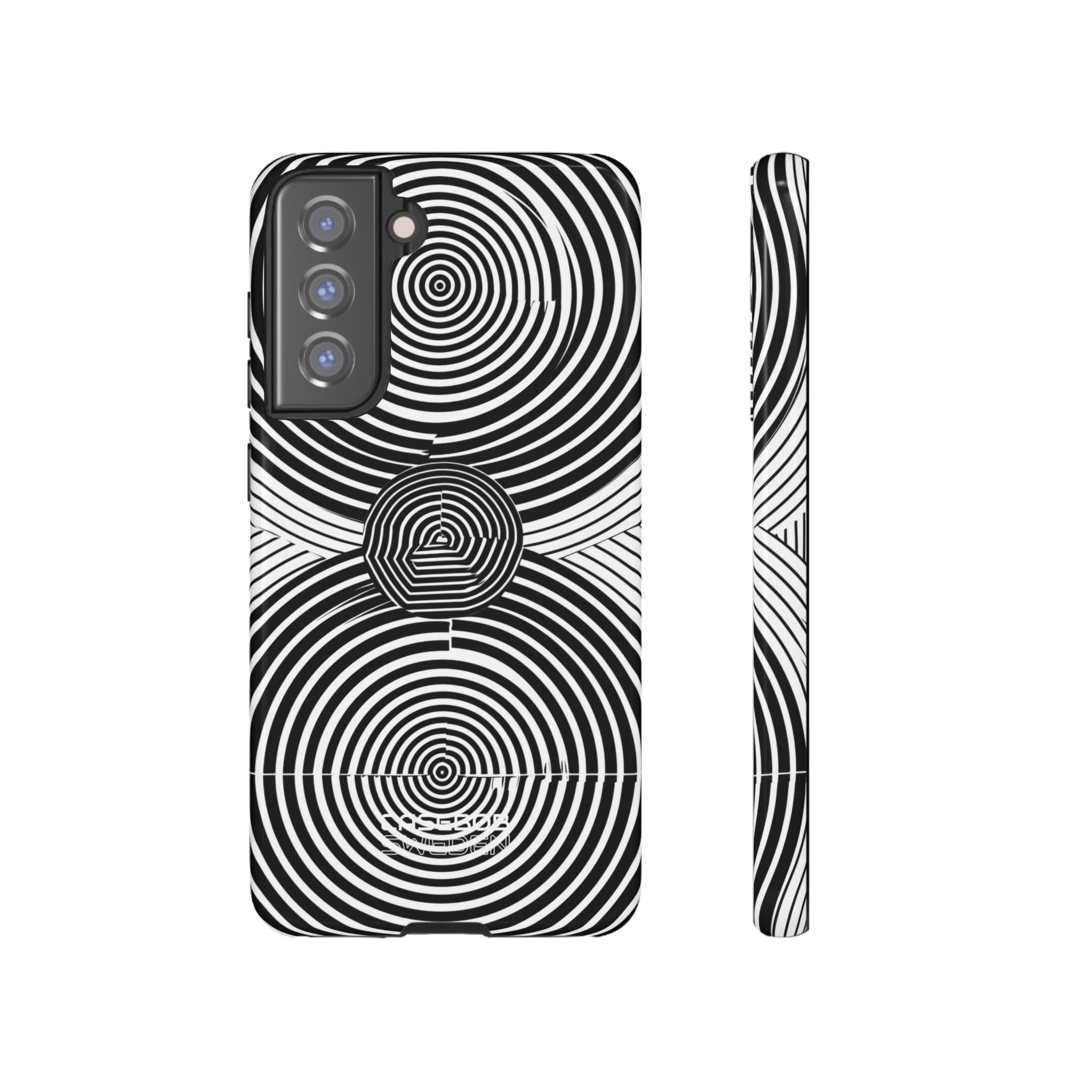 Monochrome Spiral Motion  Samsung S21 - Tough