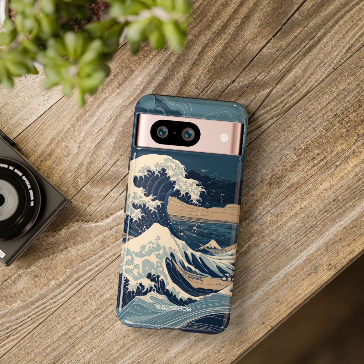 Ocean's Majesty: Ukiyo-e Waves - for Google Pixel 8