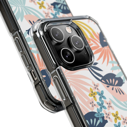 Tropical Foliage Blooms iPhone Case - Impact