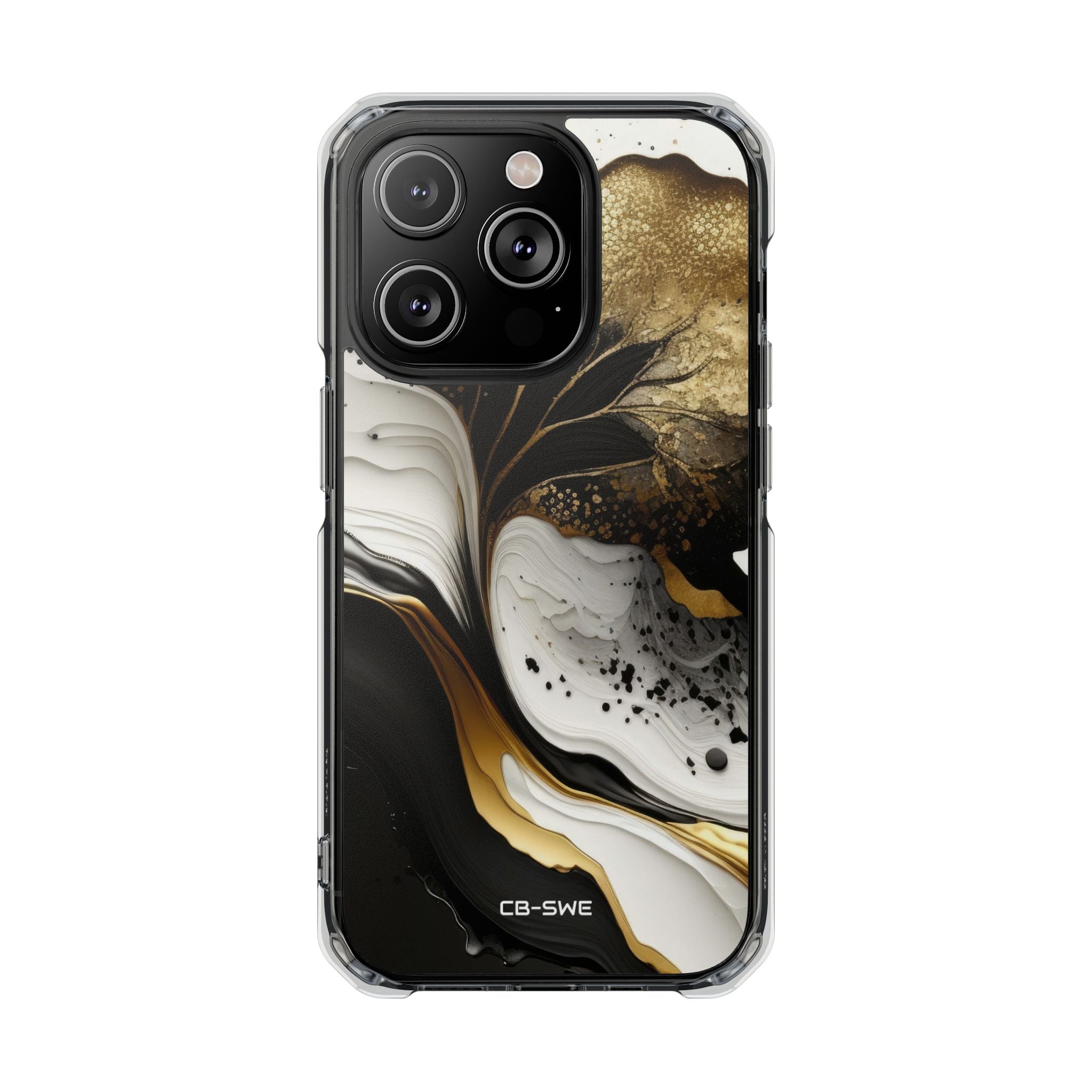 Gold Swirl Elegance iPhone Case - Impact