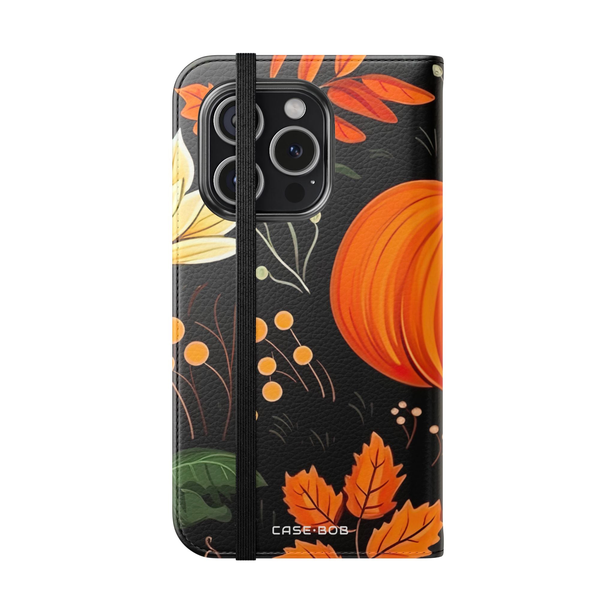Pumpkin Glow - iPhone 15 Pro Case - Wallet