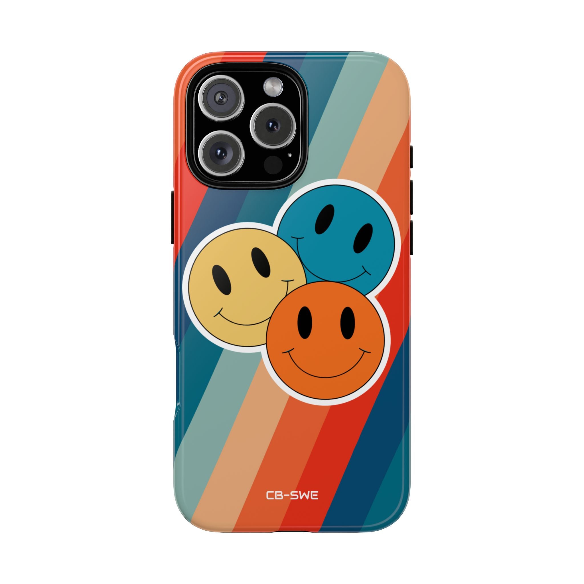 Retro Smiley Harmony - iPhone Case
