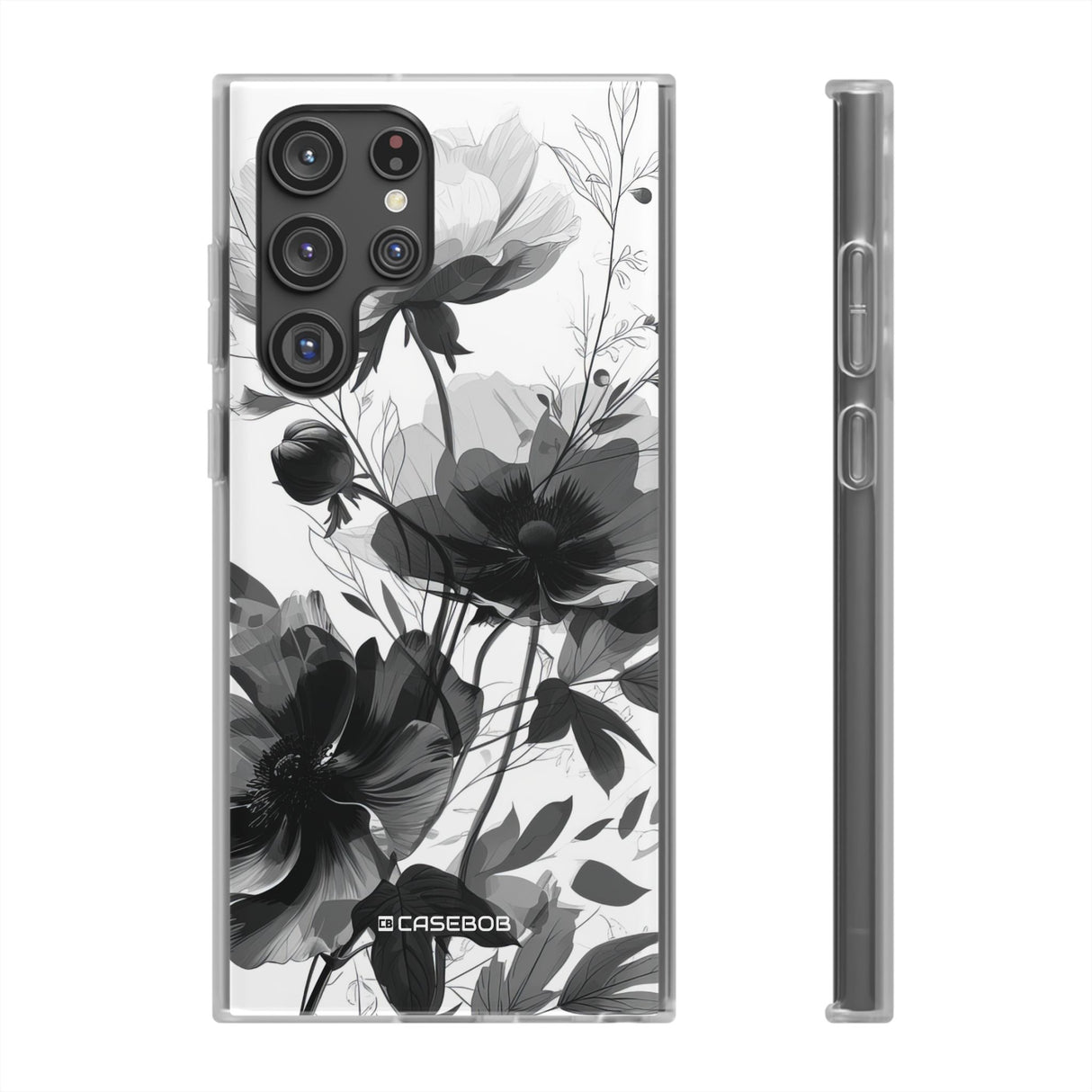 Botanische Eleganz | Flexible Handyhülle für Samsung Galaxy