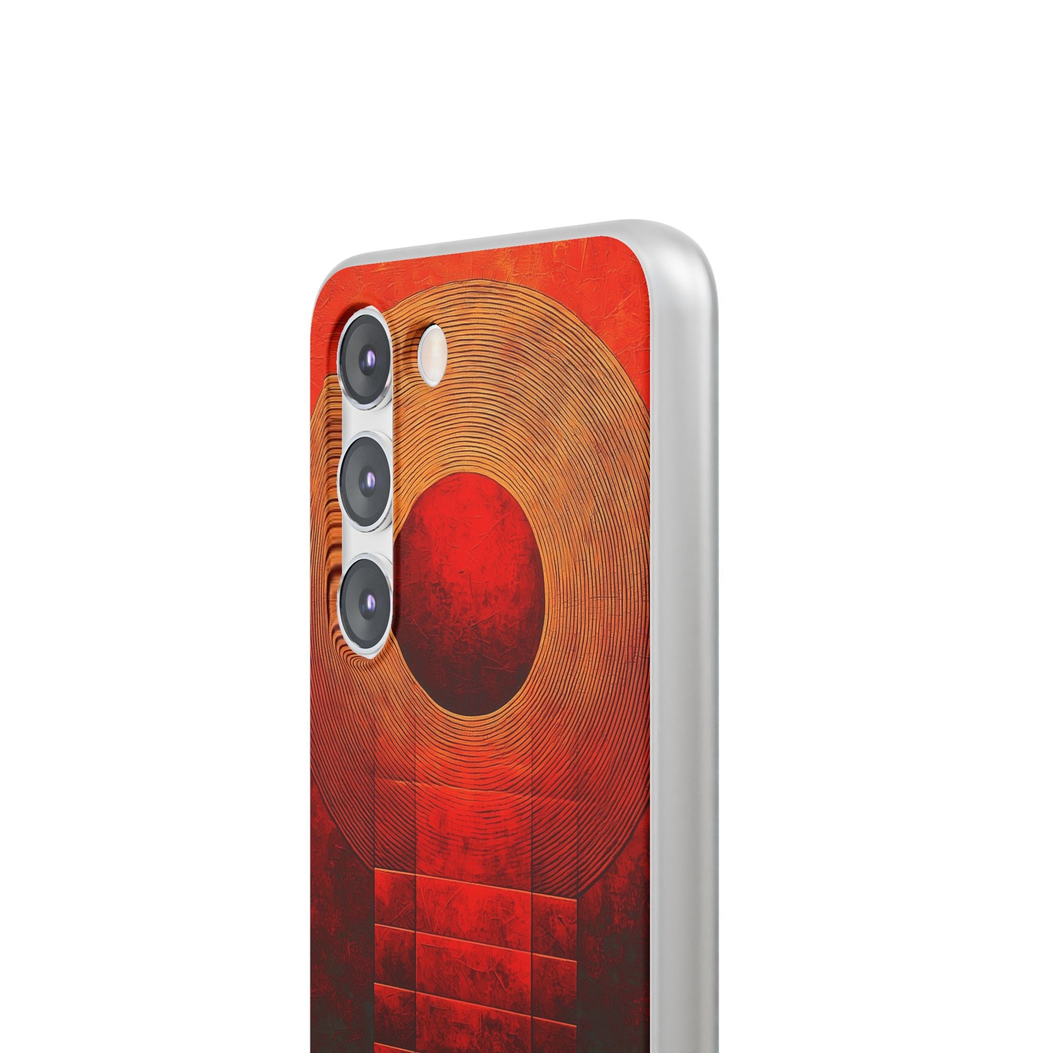 Crimson Orbit Samsung S23 Case - Soft