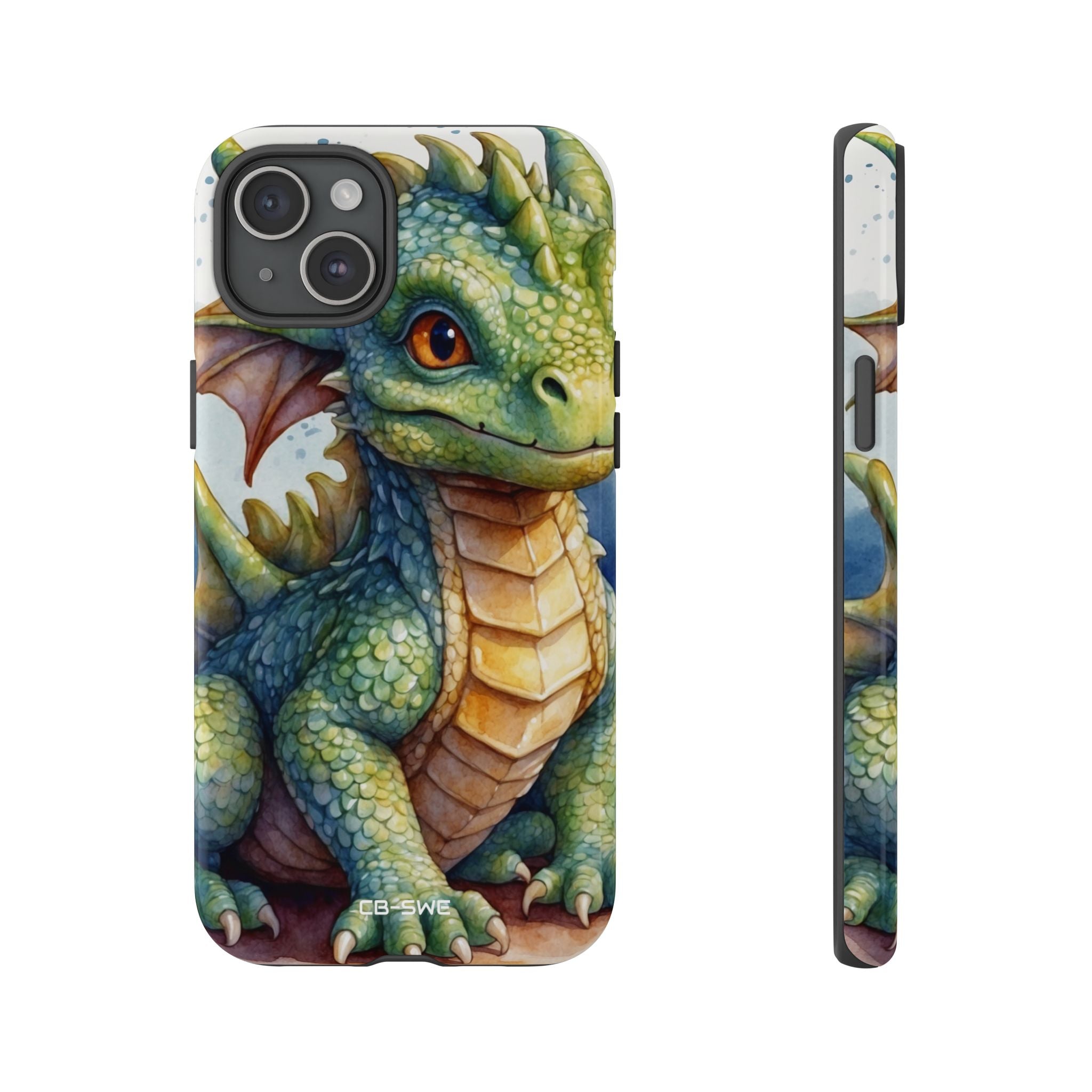 Green Dragon Smiles - iPhone Case