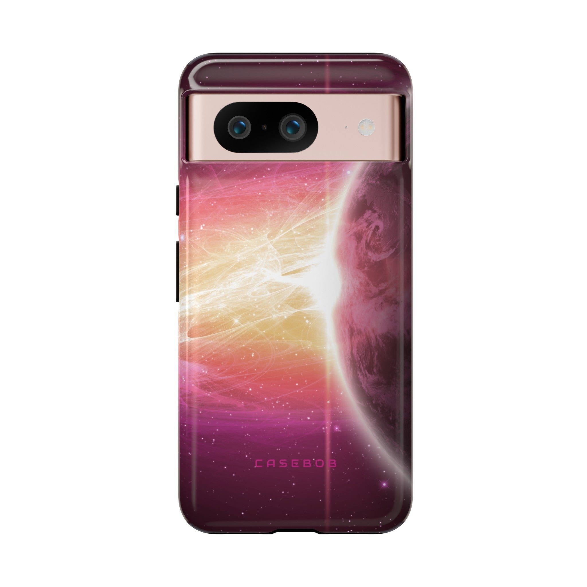 Purple Planets in Space - Protective Phone Case