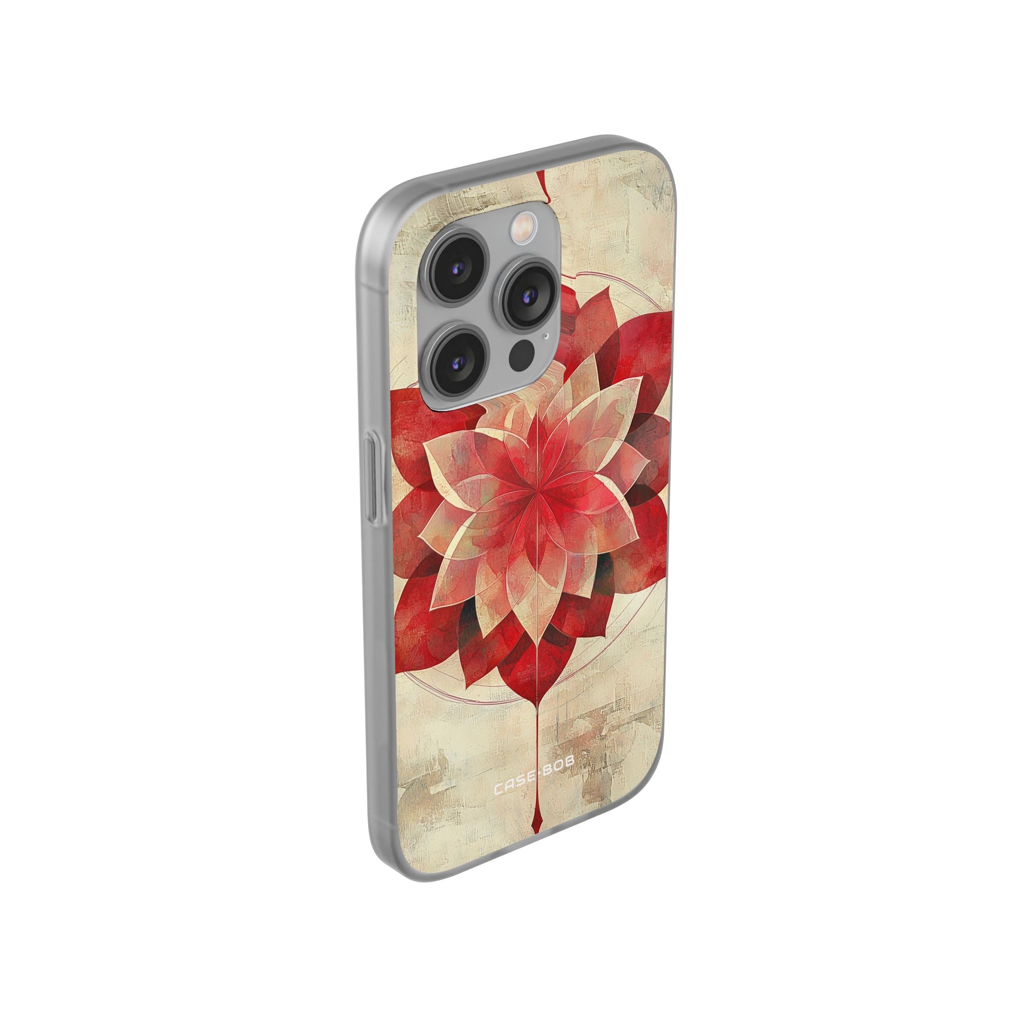 Crimson Bloom iPhone 14 Pro Case - Soft