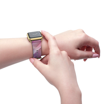 Pink Leafwave - Watch Band