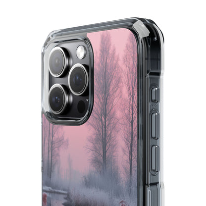 Pink Serenity Case - Clear Impact iPhone 15 Phone Case