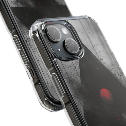 Crimson Core Geometry iPhone 15 - Impact Clear+
