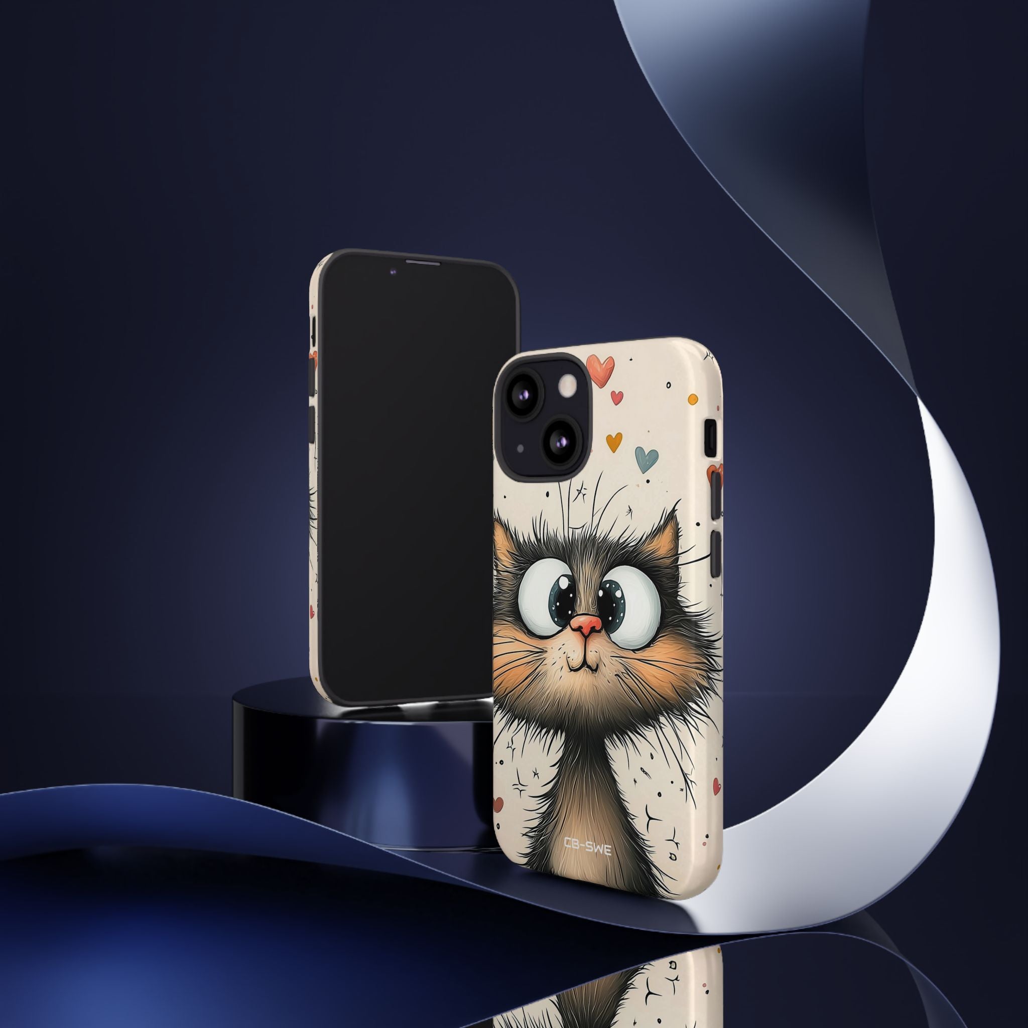 Whimsical Cat Smiles - iPhone Case