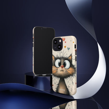 Whimsical Cat Smiles - iPhone Case