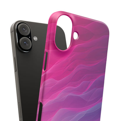 Gradient Oceanflow Waves iPhone 16 - Slim Phone Case