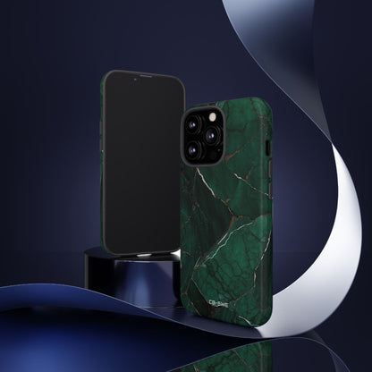 Emerald Veins Flow - iPhone Case