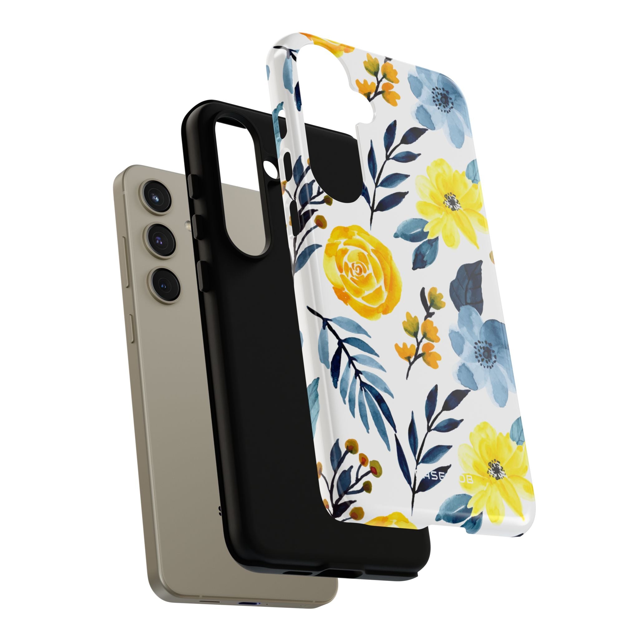 Golden Bloom Samsung S24 Plus Case - Tough
