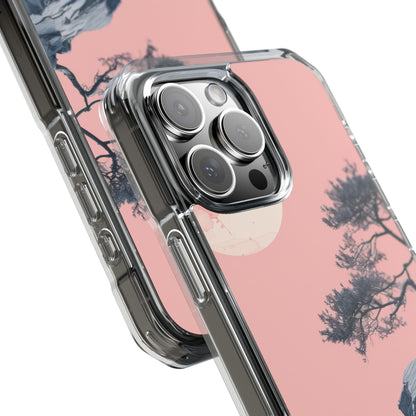 Pink Cliff Solitude iPhone 16 - Impact Clear+