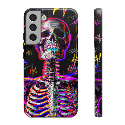 Neon Skeleton Laugh Samsung S22 Plus Case - Tough